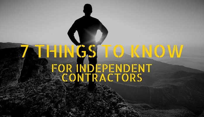 7 Things You Need to Know as an Independent Contractor